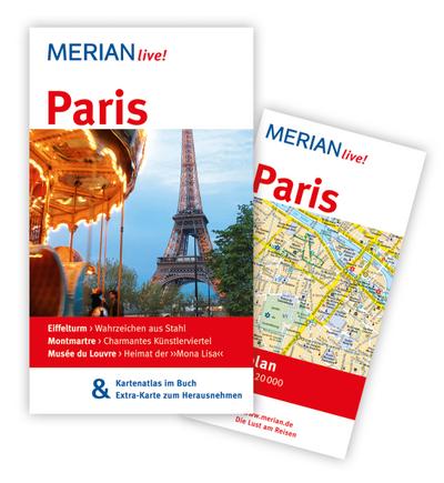 Paris: MERIAN live! - Mit Kartenatlas im Buch und Extra-Karte zum Herausnehmen