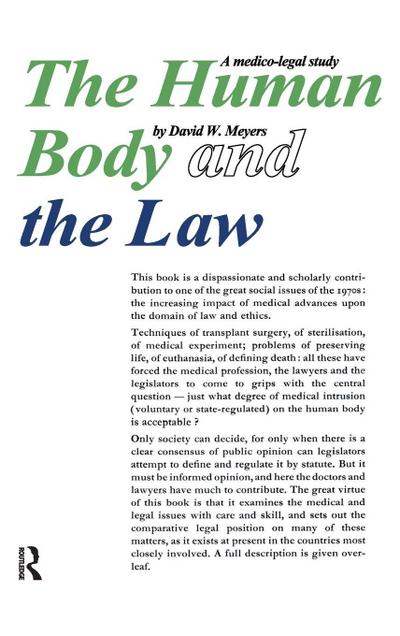 Human Body and the Law