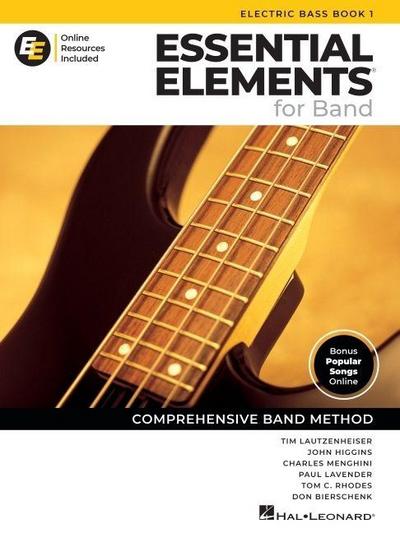 Essential Elements for Band - Electric Bass Book 1 with Online Resources
