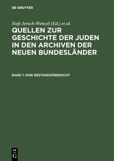 Eine Bestandsübersicht