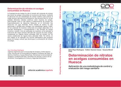 Determinación de nitratos en acelgas consumidas en Huesca - Elma Royo Rodríguez