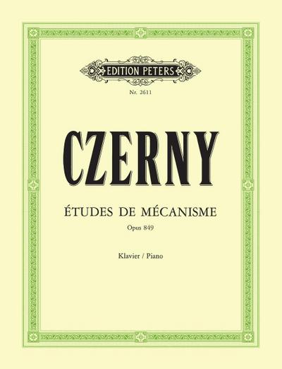 Preliminary School of Velocity Op. 849 for Piano (30 Ãtudes de mÃ©canisme)