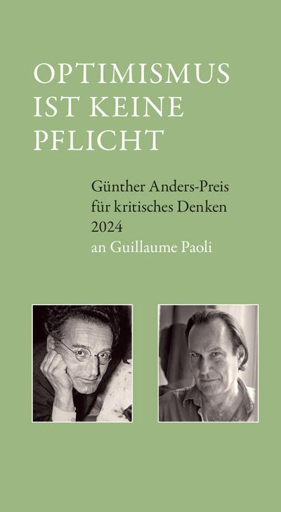 Optimismus ist keine Pflicht