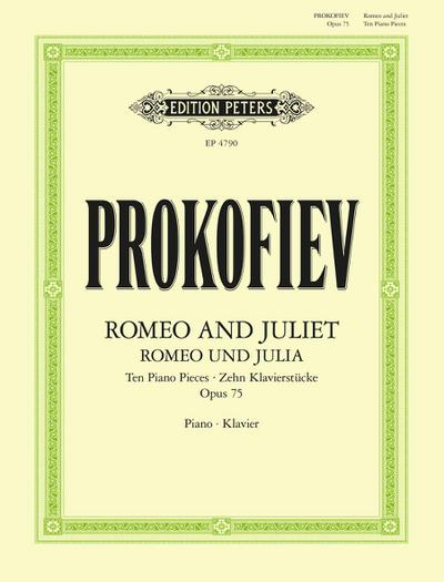 Romeo and Juliet. Ten pieces for Piano (1937) für Klavier solo op. 75 -Romeo und Julia, zehn Klavierstücke