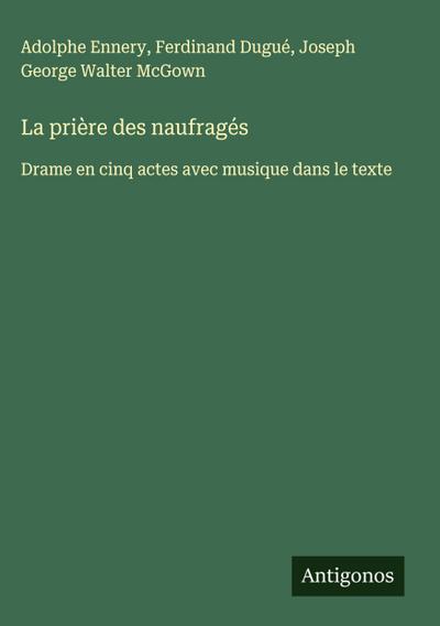 La prière des naufragés