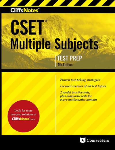 Cliffsnotes CSET Multiple Subjects