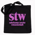 Tasche suhrkamp tasche wissenschaft schwarz/pink