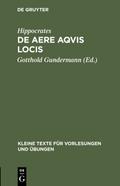 De aere aquis locis