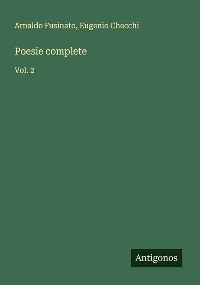 Poesie complete