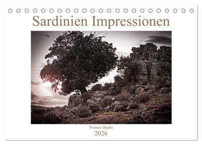 Sardinien Impressionen (Tischkalender 2026 DIN A5 quer), CALVENDO Monatskalender