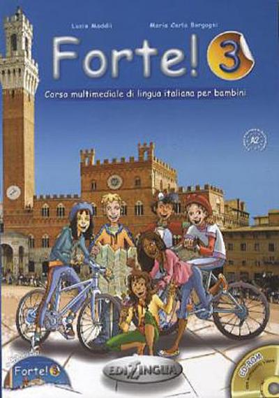 Forte! Libro dello studente ed esercizi, m. CD-ROM u. Audio-CD