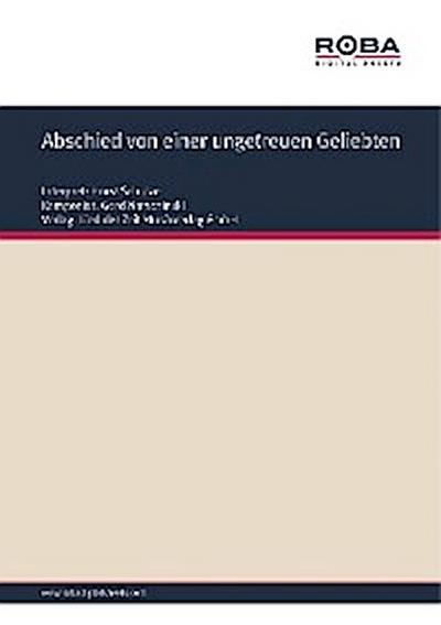 Abschied von einer ungetreuen Geliebten