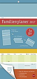 Familienplaner to go Farben - Kalender 2017