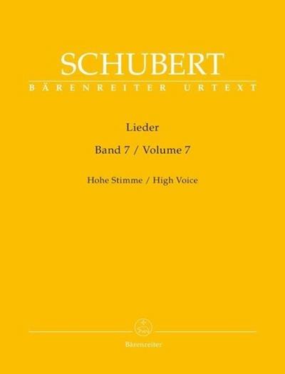 Lieder für Singstimme und Klavier, Hohe Stimme. Bd.7