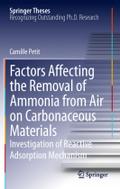 Factors Affecting the Removal of Ammonia from Air on Carbonaceous Materials by Camille Petit Hardcover | Indigo Chapters