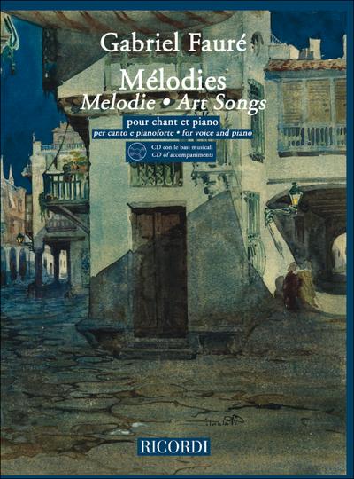 Mélodies (+CD) pour chant et piano(frz/en)