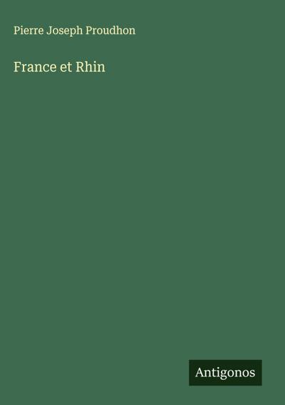 France et Rhin
