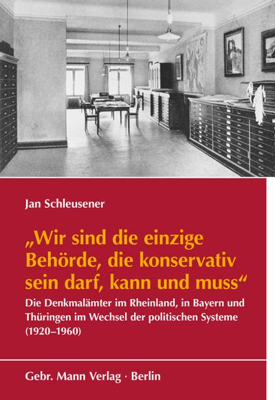 ’Wir sind die einzige Behörde, die konservativ sein darf, kann und muss’