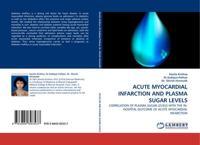 ACUTE MYOCARDIAL INFARCTION AND PLASMA SUGAR LEVELS