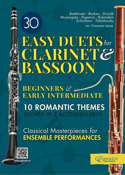 30 Easy Duets for Clarinet and Bassoon Beginners and Early Intermediate