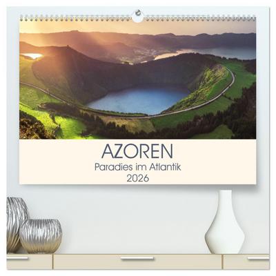 Azoren - Paradies im Atlantik (hochwertiger Premium Wandkalender 2026 DIN A2 quer), Kunstdruck in Hochglanz