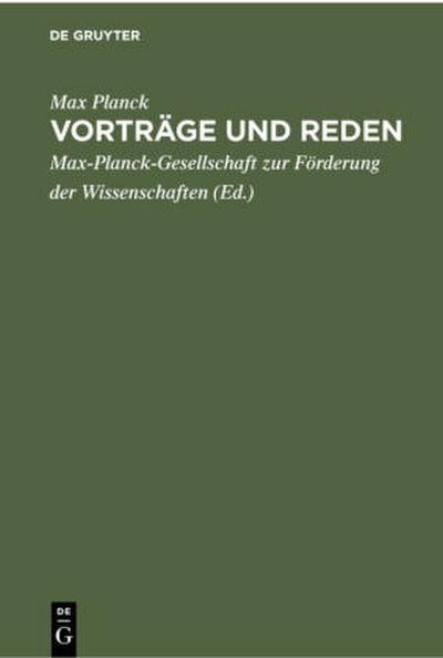 Vorträge und Reden