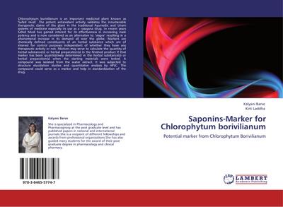 Saponins-Marker for Chlorophytum borivilianum