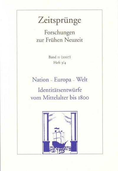 Zeitsprünge Nation - Europa - Welt