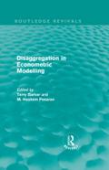 Disaggregation in Econometric Modelling (Routledge Revivals)