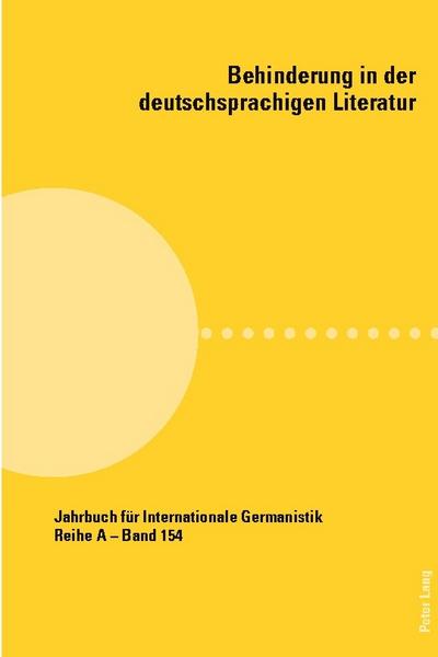 Behinderung in der deutschsprachigen Literatur