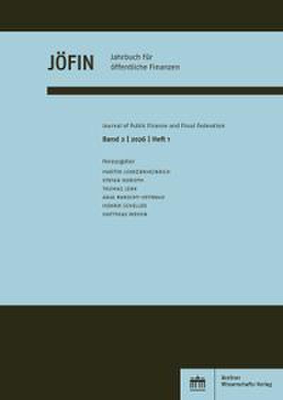 Jahrbuch für öffentliche Finanzen 2 (2026) 1