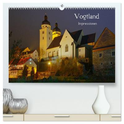 Vogtland - Impressionen (hochwertiger Premium Wandkalender 2026 DIN A2 quer), Kunstdruck in Hochglanz