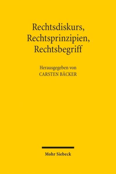 Rechtsdiskurs, Rechtsprinzipien, Rechtsbegriff