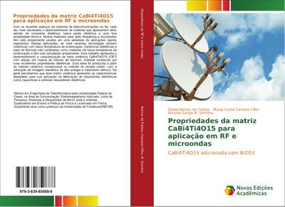 Propriedades da matriz CaBi4Ti4O15 para aplicação em RF e microondas
