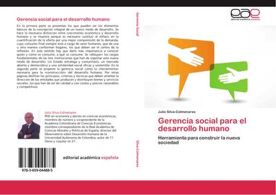 Gerencia social para el desarrollo humano
