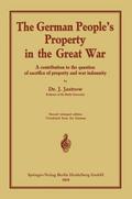 The German peoples Property in the great war