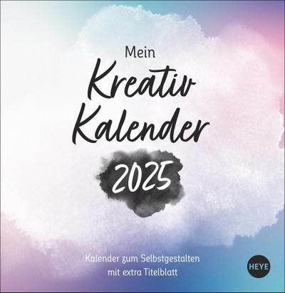 Kreativkalender zum Aufstellen Design 2025