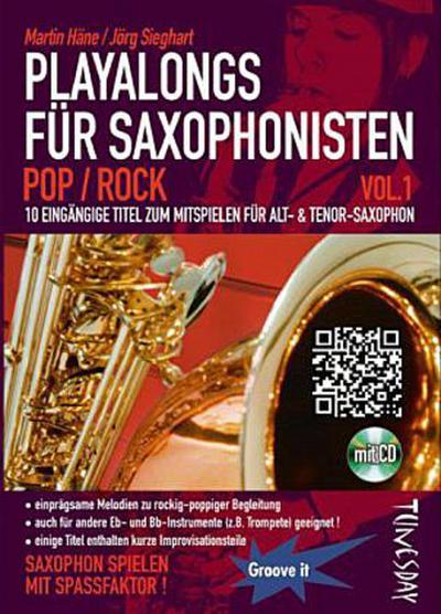 Playalong für Saxophonisten, m. Audio-CD. Vol.1