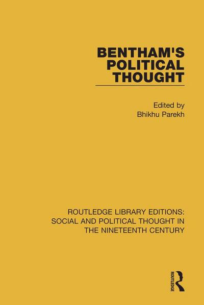 Bentham’s Political Thought