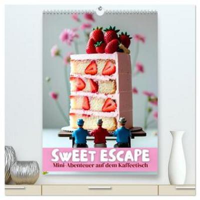 Sweet Escape - Mini-Abenteuer auf dem Küchentisch (hochwertiger Premium Wandkalender 2026 DIN A2 hoch), Kunstdruck in Hochglanz
