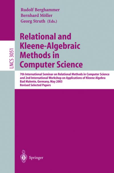 Relational and Kleene-Algebraic Methods in Computer Science