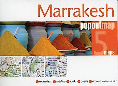 Marrakesh PopOut Map, 5 maps