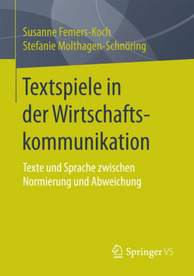 Textspiele in der Wirtschaftskommunikation