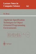 Algebraic Specification Techniques in Object Orien