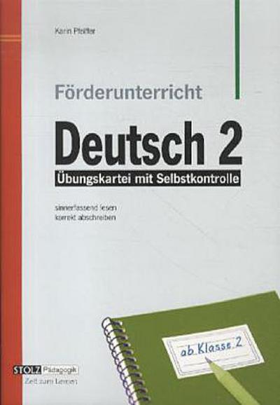 Förderunterricht Deutsch 2. Schuljahr