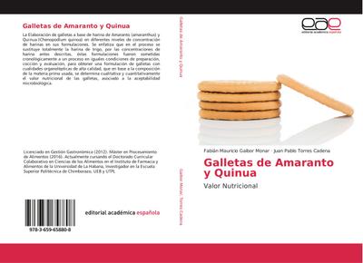 Galletas de Amaranto y Quinua