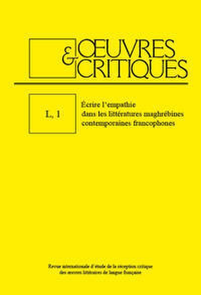 OEUVRES & CRITIQUES L, 1