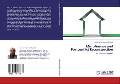 Microfinance and Postconflict Reconstruction