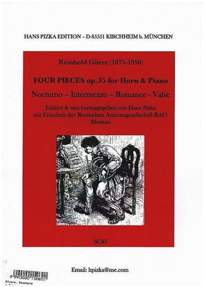 4 Pieces op.35for horn and piano