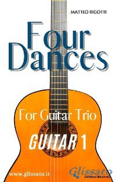 Guitar 1 part of "Four Dances" for Guitar trio